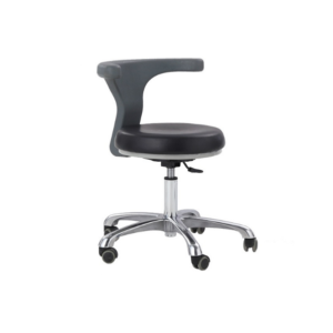 Mobile Anaesthetic/Operation Stool with Moulded Backrest