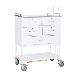 5 Drawer Emergency Trolley