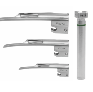 Vital Laryngoscope Set Fibre Optic Paed Miller