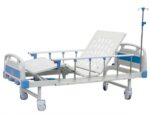 2 Function Manual Bed Fixed Height with IV Pole