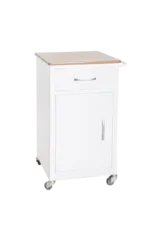 Bedside Locker with Wood Top