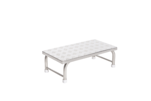 Stainless steel with checkered aluminium top