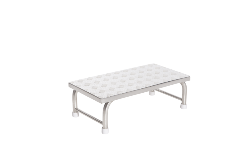 Stainless steel with checkered aluminium top