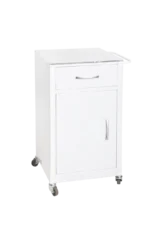 Bedside Locker with Stainless Steel Top