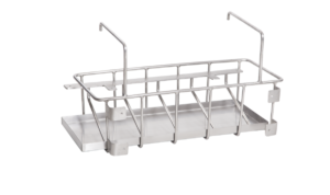 5 Bedpan and Urinal Rack with Drip Tray S/S