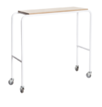 Overbed Table Fixed Height with Wood Top