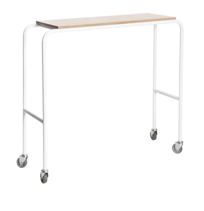 Overbed Table Fixed Height with Wood Top Overbed Table Fixed Height with Wood Top