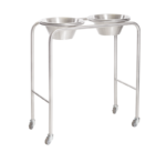 Double Bowl Stand Stainless Steel