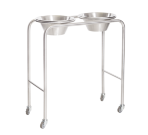 Double Bowl Stand Stainless Steel