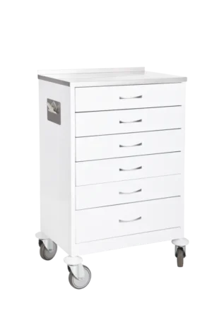 Anaesthetic Trolley – 6 Drawers