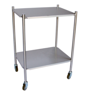 Instrument Trolley Medium Stainless Steel 610 x 458mm