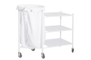 Soiled Linen Trolley with 3 Shelves