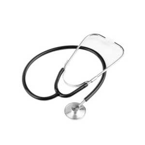 Deluxe Single Head Stethoscope Nurse (Budget) - Black