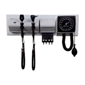 Diagnostic Set DW1060 - Wall Mounted With Ophthalmoscope Otoscope BP Meter And Ear Specula